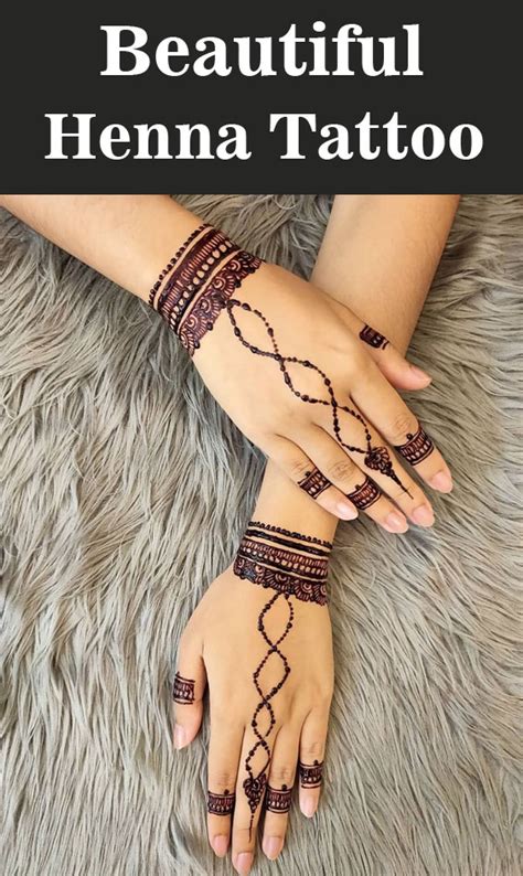 10 Beautiful Henna Tattoo Designs - Top Beauty Magazines