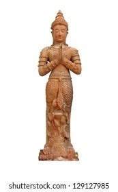 Ancient Terracotta Sculptures Statues People Isolated Stock Photo 129127985 | Shutterstock