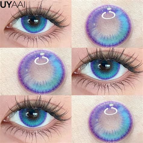 ᐉ Контактные линзы цветные с контейнером 1 пара Tears Blue (14505159 ...