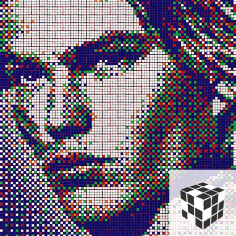 RUBIK’S CUBE ART ’THOM' - Portraits & Stuff