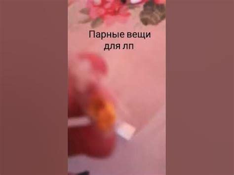 парные вещи для Лп #поделки - YouTube