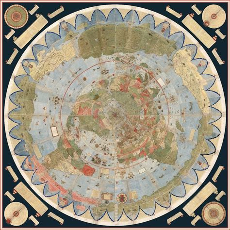 Photos: Renaissance World Map Sports Magical Creatures | Live Science