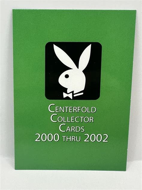 Playboy Centerfold Collector Cards 2000-2002 Choose Your Models