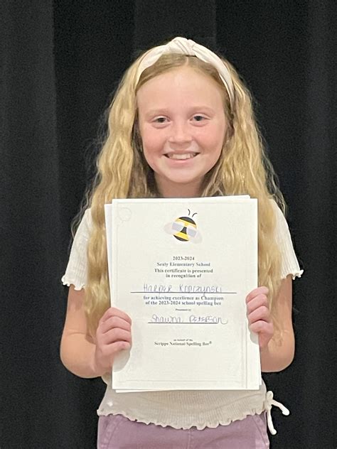 Kopczynski moves on in spelling bee competition | The Sealy News