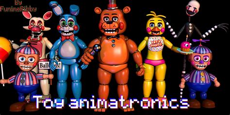 [C4D FNAF] Toy animatronics by FuntimeRibby on DeviantArt