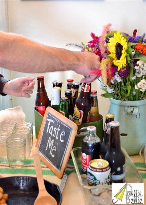 Beer tasting party ideas | game day party | from NellieBellie