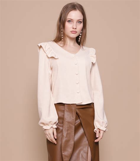 Кофта #9022, цвет белый - купить женские кофты оптом