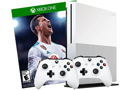 Xbox One S 1Tb 2 джойстика, FIFA 18 и игровая приставка купить в Москве ...
