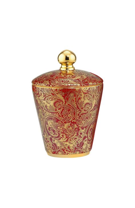 Подсвечник с крышкой Red Fine Paisley STEFANO RICCI мужского купить в ...