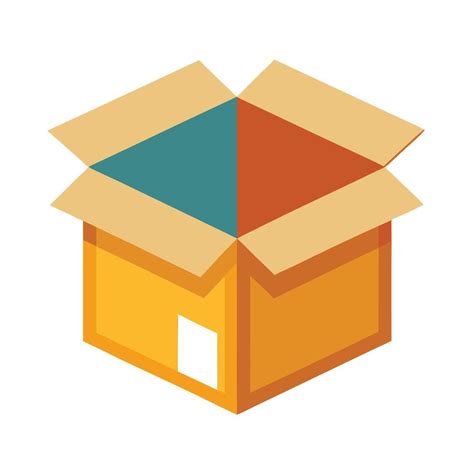 abstract shipping box icon  modern  innovative design