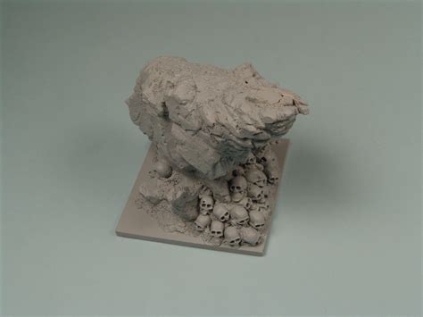 WIP Hellboy scenery base | planetFigure | Miniatures