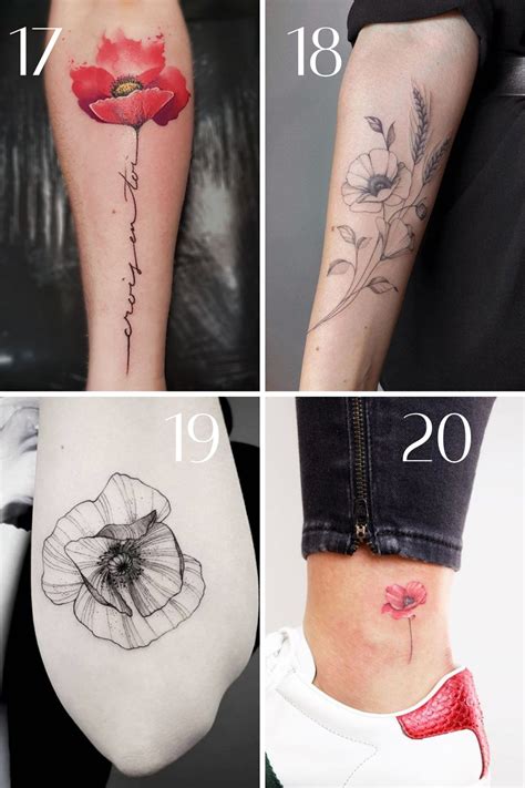 August Birth Flower Tattoo Ideas - Infoupdate.org