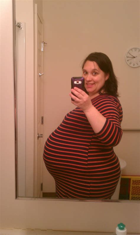 41 Weeks Pregnant With Twins Belly