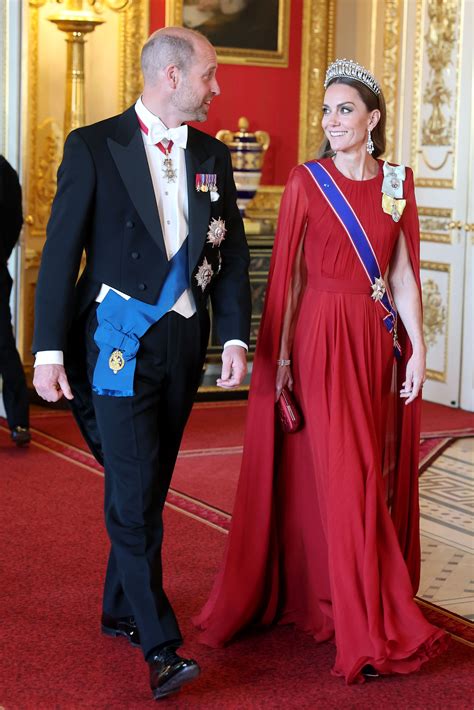 Kate Middleton Wears a Givenchy by Sarah Burton Gown for the French