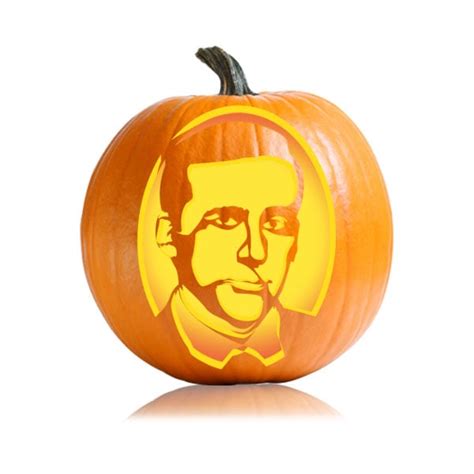 Michael Scott | The Office | Pumpkin Carving Stencil - Ultimate Pumpkin Stencils