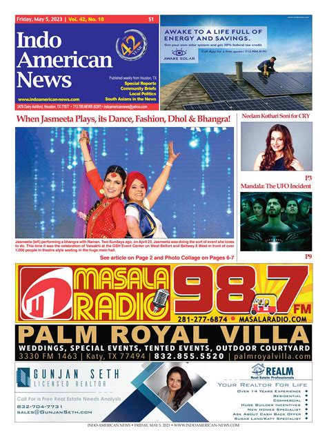 Indo-American News: May 5, 2023 by Indo American News - Issuu