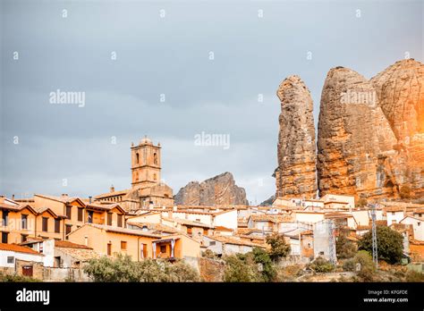 aguero village  spain stock photo alamy