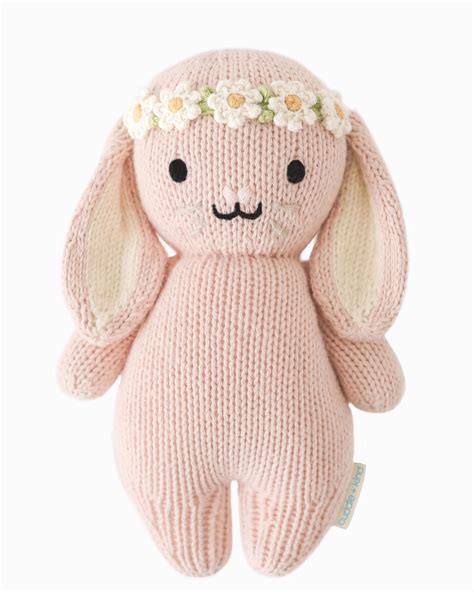 Baby bunny (rose with ivory floral) – cuddle+kind