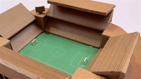soccer stadium cardboard scrapiy