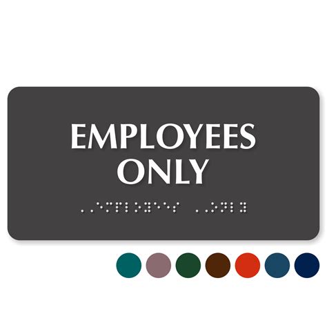 Employee Only Signs | Employees Only Signs