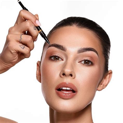 Eveline Brow Art Duo Pencil 2w1 Medium Precyzyjny Wielofunkcyjny Pisak ...