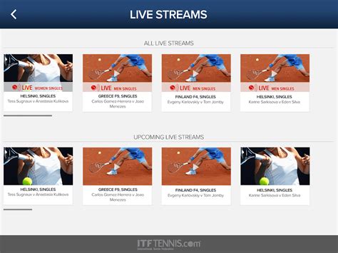ITF Pro Tennis Live Scores - Android Apps on Google Play