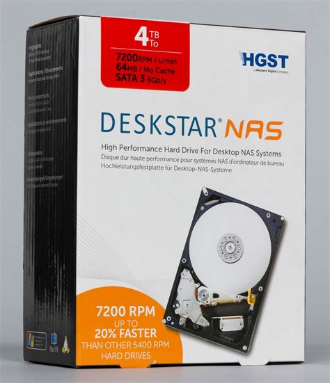 Жесткие диски для NAS: HGST Deskstar NAS