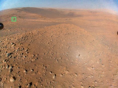 Incredible Aerial Photo of Mars Shows Blue Sky and Perseverance Rover ...