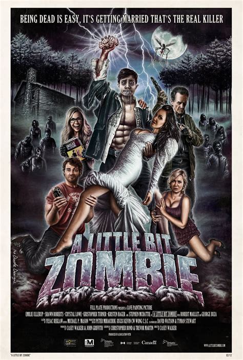 A Little Bit Zombie Poster ~ The Dude Designs