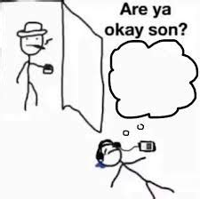 ya winning son blank template imgflip