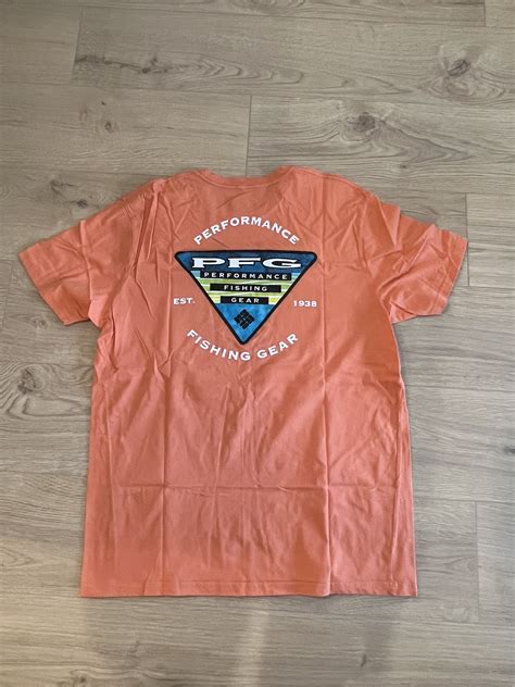 Columbia PFG Performance Fishing Gear Orange T Shirt XL | SidelineSwap