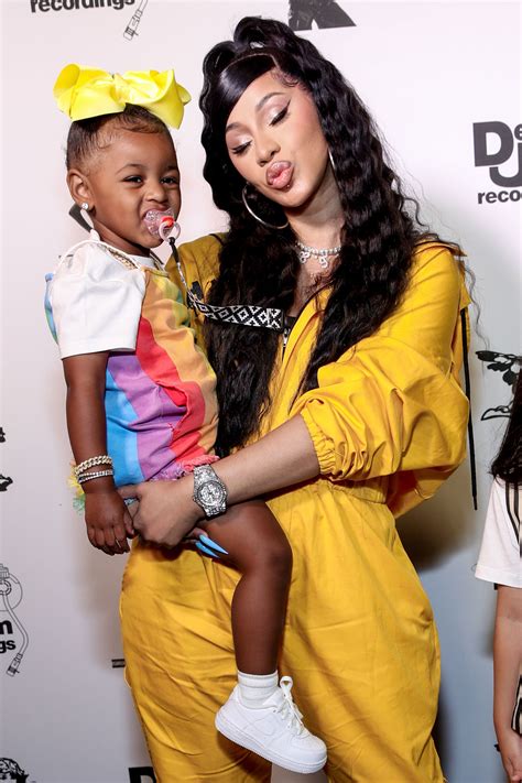 Cardi B Dresses Kulture in Rainbow Dress For Teyana Taylor Party