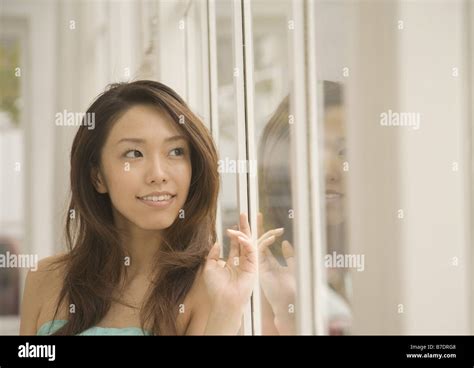 woman  long hair   stock photo alamy