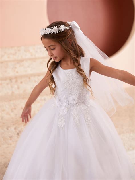 Kelly First Communion White Dress