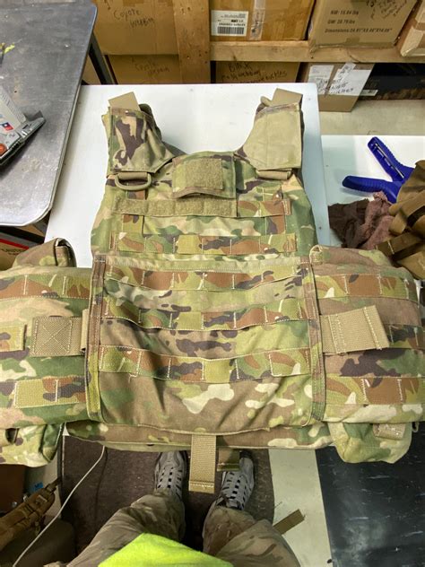 MULTICAM SPCS PLATE CARRIER W/3A ARMOR INSERTS FRONT,BACK & CUMMERBUND ...