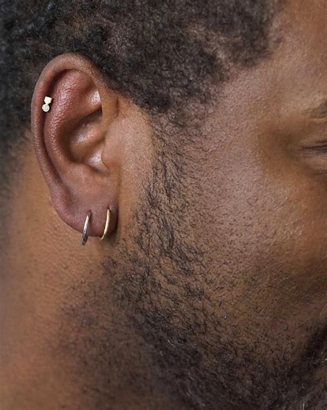 Ear Piercings That Look Great on Any Guy | Luxury Men's Earrings
