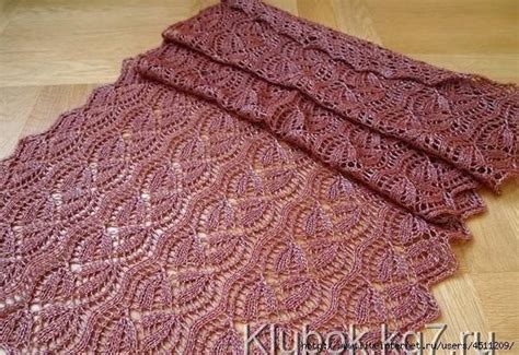 Вязание: Шали, Накидки, Палантины | Lace knitting patterns, Knit stitch ...