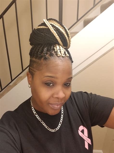 New variations will soon trend for braids with shaved sides 10