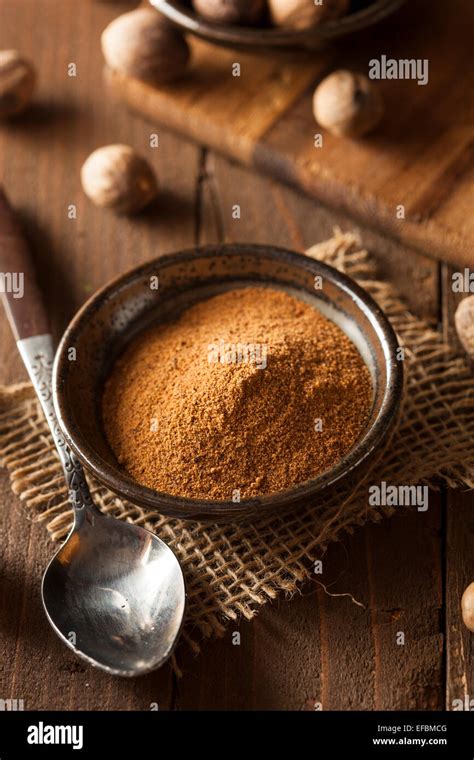 nutmeg spice  res stock photography  images alamy