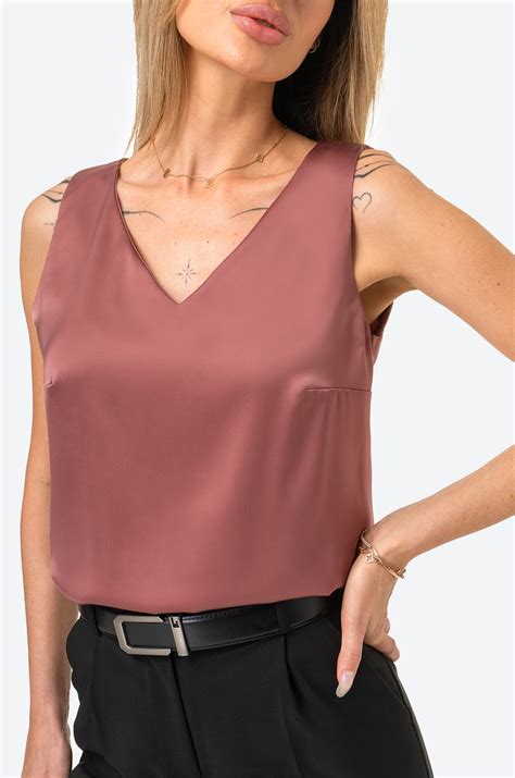 Женский топ под пиджак Happyfox 6694285 розовый купить оптом в HappyWear.ru