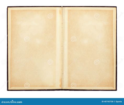 раскрытая книга старая бумажная текстура Стоковое Фото - изображение ...