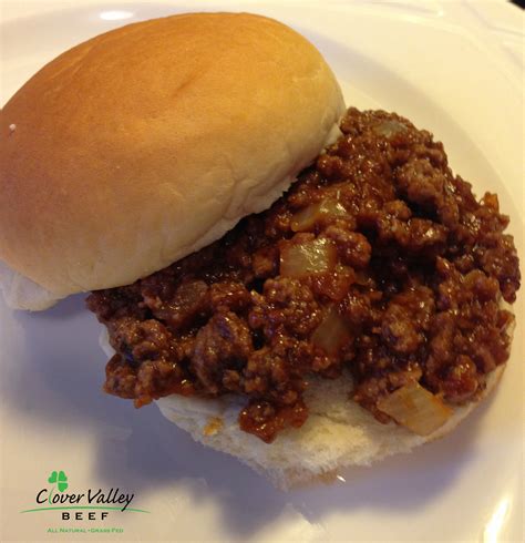 Sloppy Joe Recipe - Clover Meadows Beef