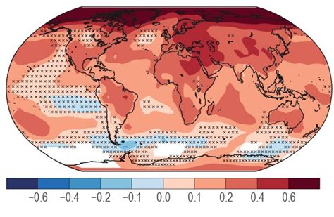 map  linear trends  surface air temperature   period