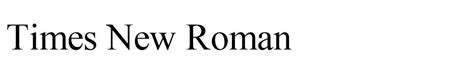 Times New Roman free font