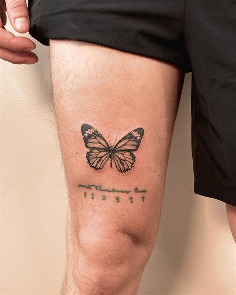 tattoo butterfly men 3