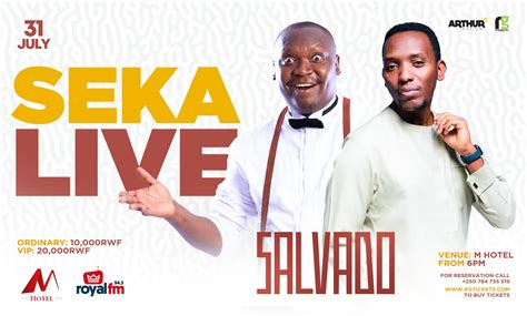 Seka Live July 2022 | RG Tickets