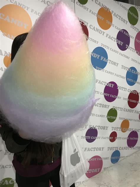 This is the largest cotton candy that I have ever seen or eaten. Each ...