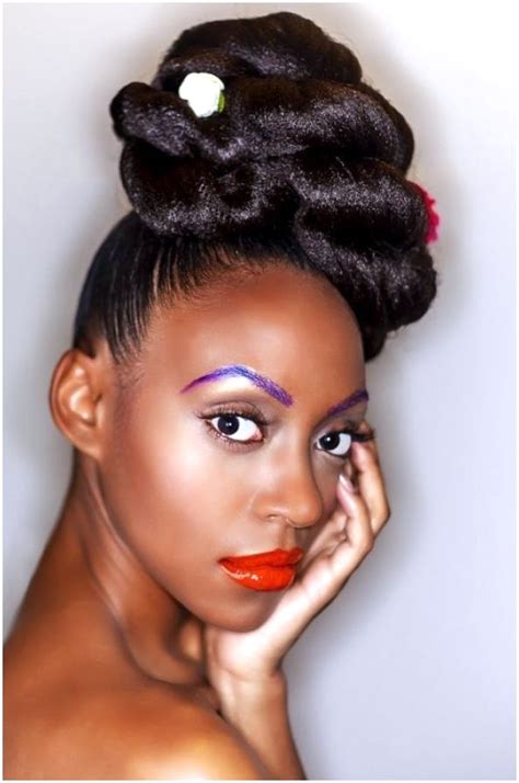 African American Wedding Hairstyles | Natural hair updo, Black hair ...