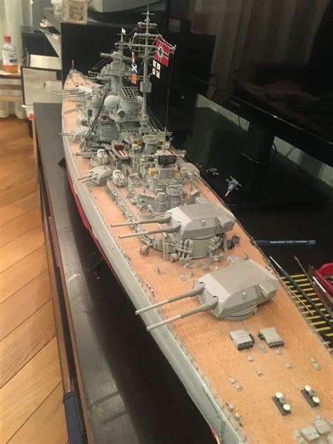Линкор BISMARCK M-1:350 - Готовое - Официальный форум игры «Мир кораблей»