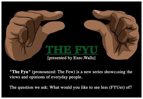 WHAT’S RIGHT WITH US: The FYU Movement